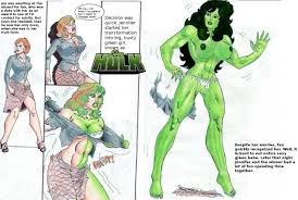 She-Hulk - Amazing Transformations - Porn Cartoon Comics