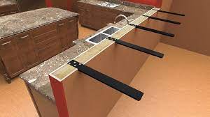 Hidden Countertop Supports And Brackets Standard Plus For Granite Marble Quartz And Other Solid Surface Materials Kitchen Remodel Countertops Countertop Support Island Countertops