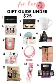 The Perfect Gift Guide Under 25 For Her Personality Type Gift Guide Girls Gift Guide Gifts For Makeup Lovers
