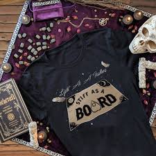 Light As A Feather Stiff As A Board Shirt Paranormal Halloween Etsy Fun To Be One Light Cotton Tshirt