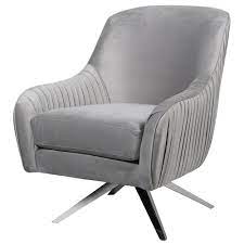 Spinning Silver Modern Swivel Chair Shropshire Design It helps in creating the perfect working environment at homes the right chair will offer the ideal support to your body, letting you sit comfortably for hours.