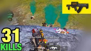 Amazing Power Of Groza 31 Kills Solo Vs Squad Pubg Mobile Tacaz Youtube