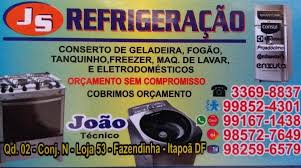 J só fogãoes e refrigeração