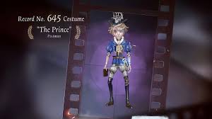 Identity V | AN AMAZING COSTUME FOR AN AMAZING SUPPORTER! | Victor's New  Skin “The Prince” Gameplay - YouTube