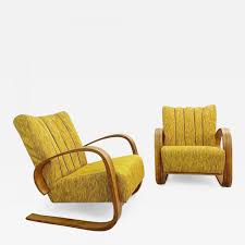 Emulating the characteristic style of interior design in … Miroslav Navrotil Pair Of Mid Century Modern Armchairs Czech