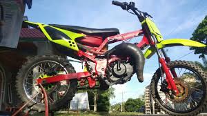 Modifikasi motor trail jadul supra fit bebek fiz r klx ktm via seribumotorgaul.blogspot.com. Reviews Inside Satria 120r Modifikasi Trail Rangka Trail Satria 2 Tak Youtube