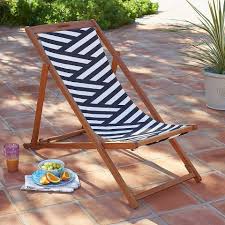 Monochrome Stripe Deck Chair Dunelm Deck Chairs Chair Butterfly Chair