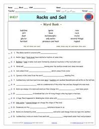 Soil is a mixture of weathered rock & organic matter that usually covers bedrock (solid rock that underlies all soil). Video Guide Quiz For Bill Nye Rocks And Soil Printing Google Doc Pdf Matter Worksheets Bill Nye Science Guy