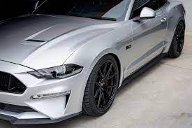 Fill Your Guards Featured 2019 Mustang Gt With Tickford S 25mm Lowered Suspension And Tickford Wheel And Tyre Pa Ford Racing Wheel And Tire Packages Mustang