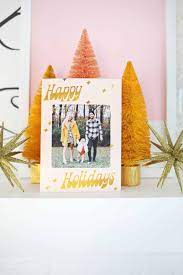 Upload your own design to create personalized stationery cards in a range of sizes at costcophotocenter.com. Print Your Own Holiday Cards Free Template Included A Beautiful Mess