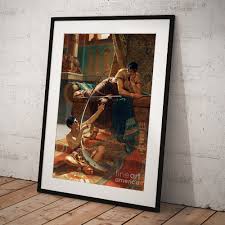 David Och Saul Art Print by MotionAge Designs