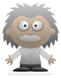 How To Draw A Scientist Cartoon With Crazy Hair Scientist Cartoon Cartoon Character Inspiration