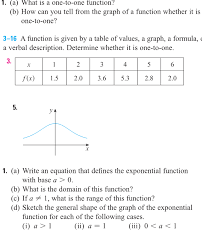 1.1 four ways to represent a function 1.2 mathematical models: What Is A One To One Function How Can You Tell From Chegg Com