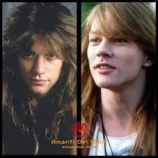 Axl Rose . VS Jon Bon Jovi