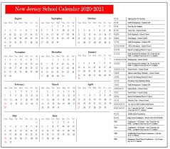 New Jersey School Holidays Calendar 2020 21 Nyc School Calendar In 2020 School Holiday Calendar School Calendar School Holidays