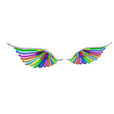 Black And White Wings Roblox Rainbow Wings Of Imagination Roblox Create An Avatar Free Avatars Roblox