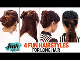 Find out what you can do to change things up instead of getting a hair cut or color. Easy Awesome Hairstyles For Long Hair Girls Femina In
