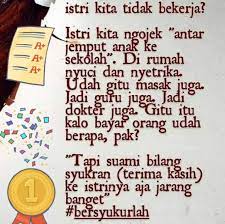 Siapa rumah tangga yang bahagia tak selalu berlimpah materi? Kata Mutiara Ibu Rumah Tangga Quotemutiara Quotemutiara