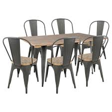 Reading reviews by other consumers will help you to narrow your list down. 7pc Oregon Industrial Farmhouse Dining Set Lumisource Target