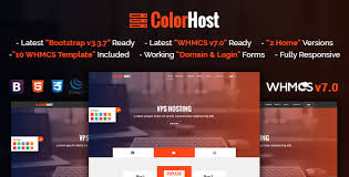 Colorhost Responsive Html5 Web Hosting And Whmcs Template Hosting Company Templates Browser Support