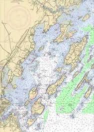 click for casco bay nautical chart casco bay maine