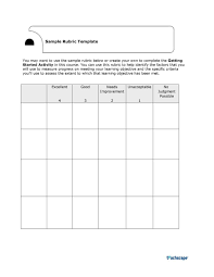 Run the rubrictab script in the spreadsheet. 46 Editable Rubric Templates Word Format á… Templatelab