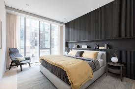 By ariana ahmad interior design. Black Accent Wall Whaciendobuenasmigas