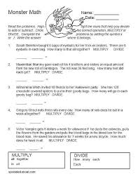 5 girls each check out 3 books at the library. Math Worksheets For Grade 3 Multiplication And Division Word Problems