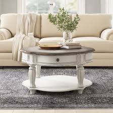 Sea gull lighting 2301302 birch lane bainbridge 2l floor lamp, weathered pewter. Birch Lane Jovani 4 Legs Coffee Table With Storage Reviews Wayfair