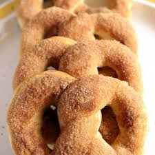 Copycat Auntie Anne S Cinnamon Sugar Soft Pretzel With Dough Milk Active Dry Yeast Ligh Soft Pretzel Recipe Cinnamon Sugar Soft Pretzel Recipe Soft Pretzels