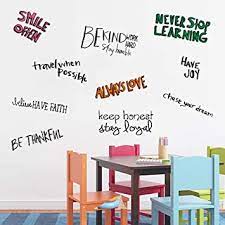 And coolest selection of wall decals under one roof! Amazon Com Assorted Inspirational Wall Quotes Decals For Kids Room Motivational Wall Quote Decor Art Stickers Stay Humble Work Hard Never Stop Learning Baby