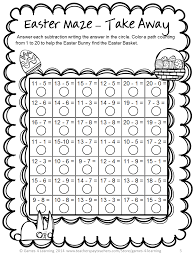 For many years spring term maths investigations year 6: Freebies Easter Math Mazes By Games 4 Learning This Is The Subtraction One Easter Math Math Maze Easter Math Activities