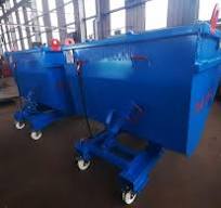 Forklift Skip with Lifting Eyes and Casters - Hennessy ...