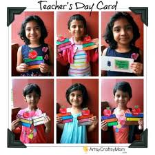 Make a teacher's day handprint flower card. 10 Easy Last Minute Diy Cards For Teachers