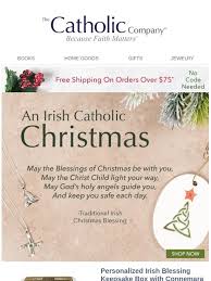 Peace irish christmas petite notes more info. Trinity Road Websites Have A Merry Irish Catholic Christmas Milled