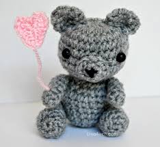 Free Crochet Pattern For A Tiny Teddy Baby Bear Heart Free Amigurumi Patterns Crochet Teddy Crochet Bear Crochet Teddy Bear Pattern
