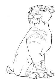 Was an online game released in 2016. Shira From Ice Age Continental Drift Ice Age Coloring Pages Cat Coloring