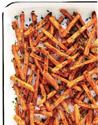 110 calories, 3.5 g fat (0.5 g saturated fat), 285 mg sodium raw carrots make for a solid snack, but roasting the veggie elevates it to a perfect dinner side dish. What To Serve With Meatloaf 32 Sides To Try Oven Roasted Sweet Potato Fries Meatloaf Side Dishes Meatloaf Dinner