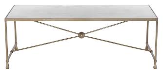 561 022 Rowley Cocktail Table Bernhardt W 53 5 D 24 5 H 18 Antiqued Mirror Top Coffee Rectangle 4foot Antique Coffee Tables Coffee Table Cocktail Tables