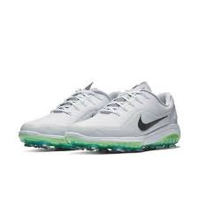 New 175 Nike Men S React Vapor 2 Golf Shoes White Green Bv1135 103 10 5 Koepka In 2020 Nike Men Nike Golf Shoes