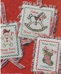 Wizarding icons heart cross stitch pattern. Jbw Designs Baby S First Christmas Cross Stitch Pattern 123stitch