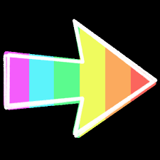 Colorful Rainbow Arrow Instagram Stories Gif Sticker Created By Tom Windeknecht Via Giphy Rainbow Gif Stickers For Instagram Stories Giphy Instagram Stories