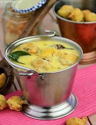 Rajasthani Pakoda Kadhi Recipe Kadhi Recipe Recipe Rajasthani Food Recipes Indian Food Recipes