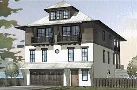 Browse cool narrow lot beach house plans now! Coastal Narrow Lot Design Home Plans