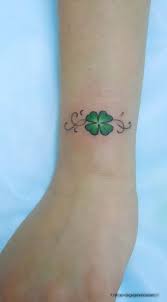 Pin By Danyele Marie On Girly Clothes I Wish I Could Pull Off Clover Tattoos Shamrock Tattoos Four Leaf Clover Tattoo
