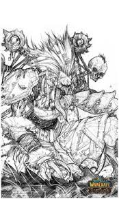 Elf warrior coloring page | blood elf. Wow Coloring Pages