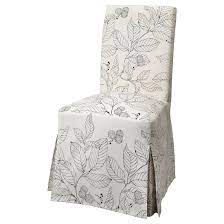 henriksdal chair with long cover white vislanda black white ikea henriksdal chair cover chair cover ikea