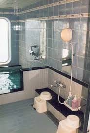 Sento Japanese Public Bath House In Japan You Clean Your Body Before Entering The Tub Notice In The Picture You Are Provided With A Bucket Stool To Sit On