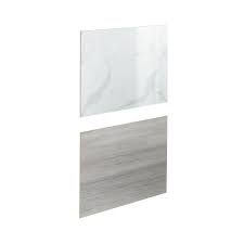 Credence Stratifie Effet Marbre Blanc Sable H 64 Cm X Ep 9 Mm X L 300 Cm Leroy Merlin