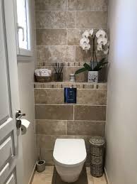 Wc Suspendu En Travertin Deco Salle De Bain Toilette Decoration Toilettes Carrelage Toilette